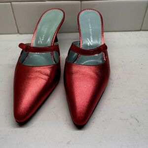 Sigerson Morrison Napa pink silk size 6